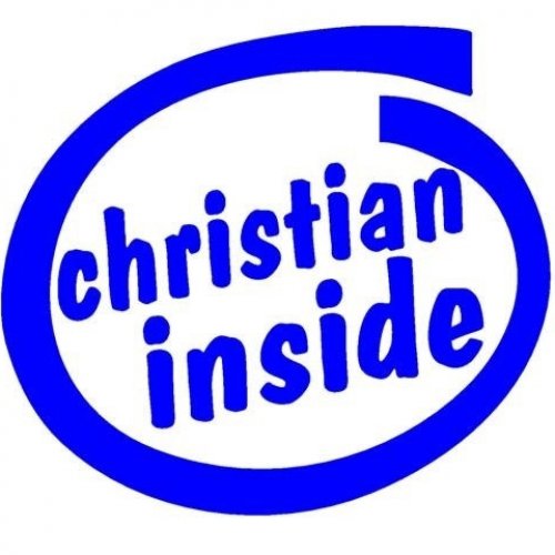 christian inside die cut decal - Pro Sport Stickers