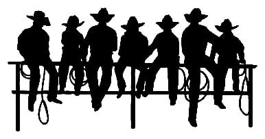 Cowboy Die Cut Decal5