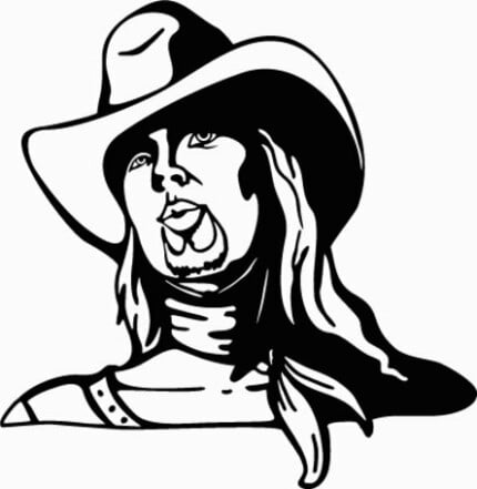 Cowboy Western Decals 07