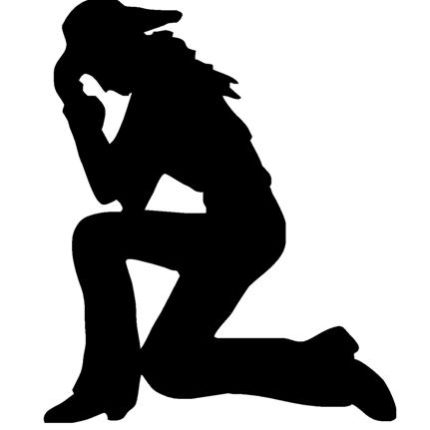 Cowgirl Praying Decal