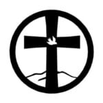 Cross and Dove Scene Decal