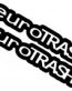 euroTRASH die cut decal set