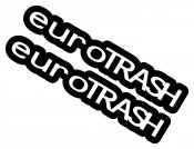 euroTRASH die cut decal set