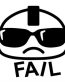 fail FACE funny auto decal
