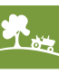 farming tractor sticker green and white
