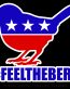 feel the burn political sticker