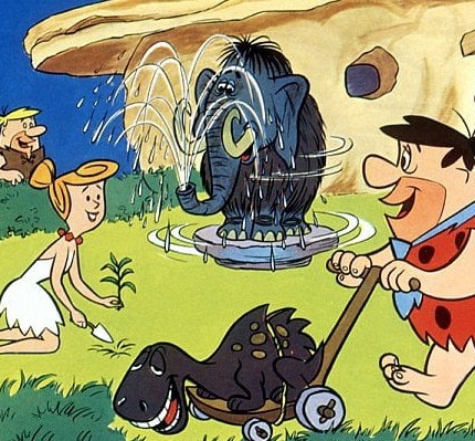 Flintstones and Rubbles Color Decal Sticker