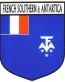 French Southern and Antartica Flag Crest Decal Sticker