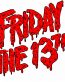 FRIDAY THE 13TH STICKER