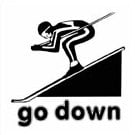 Go Down Decal