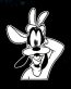 Goofy Peace Decal Sticker