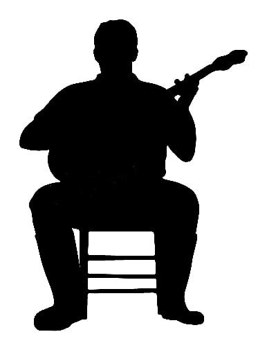 Guitarist Decal