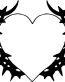 Heart with Thorns Diecut Decal