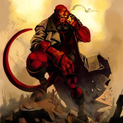 Hellboy Wallpaper Vinyl Decals 05