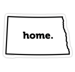 Home North Dakota Sticker