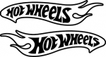 HotWheels Diecut Decals PAIR