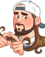 jay and silent bob funny cartoon wall sticker 23