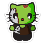 kat zombie sticker 33