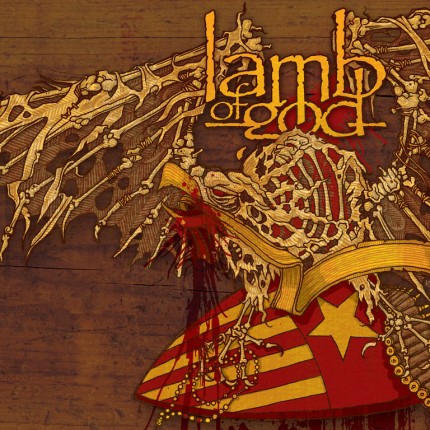 Lamb of God 2 Color Band Decal