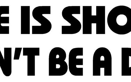 Life Is Short Dont Be a Dick Adhesive Vinyl Decal