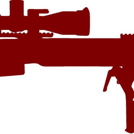 M40A5 rifel die cut gun decal