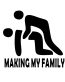 Making My Family Stick Figure Vinyl Decal