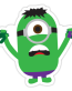 Minion Hulk Sticker