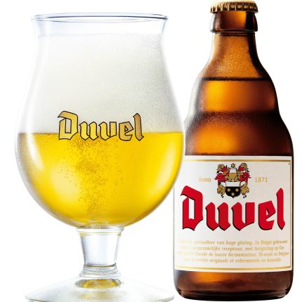 Moortgat Duvel Bottle and Glass