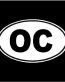 OC Oval Decal
