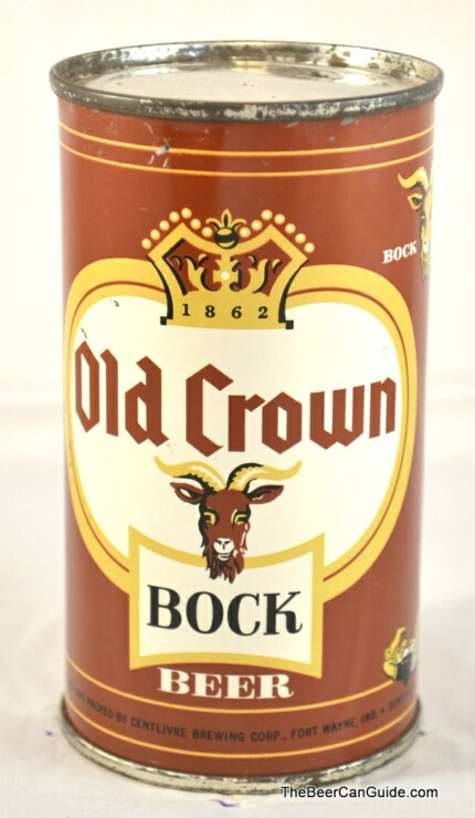 Old Crown Bock Beer Can Sticker