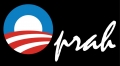 OPRAH OBAMA LOGO STICKER