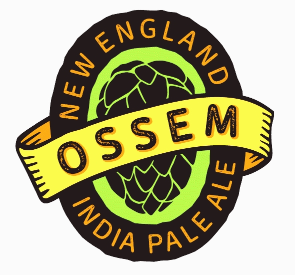 ossem INDIA PALE ALE beer-logo-Sticker