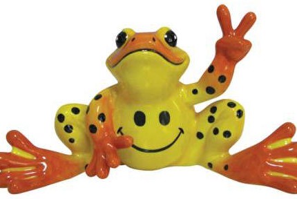 Peace Frog Color Sticker 4