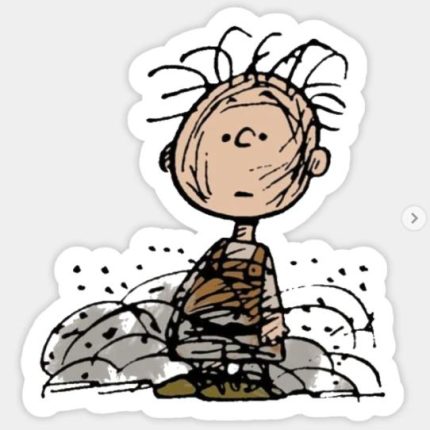 PigPen color peanuts sticker