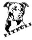 Pitbull Vinyl Car Decal 10