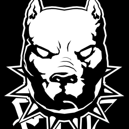 Pitbull Vinyl Car Decal 13