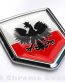 Poland Polski Polish Flag Crest Emblem Car Chrome Decal
