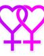 pride love female sticker