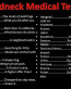 Redneck Medical Terms Sticker