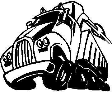 Semi Truck Die Cut Decal