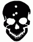 Skull Adhesive Decals 1