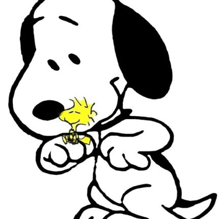 SNOOPY and Woodstock Peanuts Gang Sticker 05