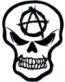 Anarchy Skull Vinyl Decal