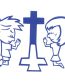 Boy and Girl Praying Decal