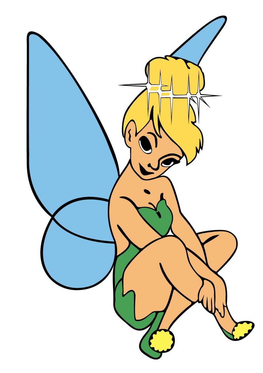 Tinkerbell Decal Sticker 16 - Pro Sport Stickers