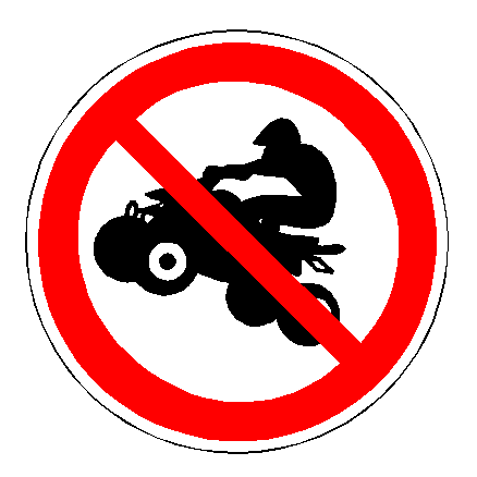 No Quads sticker