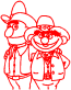 Bert and Earnie decal