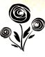 Abstract Rose Bunch Decal