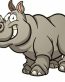 African Animal Cartoon Sticker 3