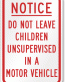 Aluminum No Parking Sign